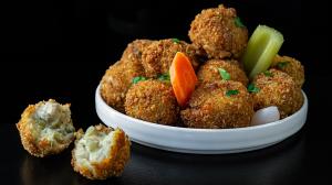 croquettes au poulet rôti & légumes