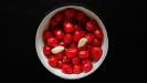 whole slow-poached confit cherry tomatoes
