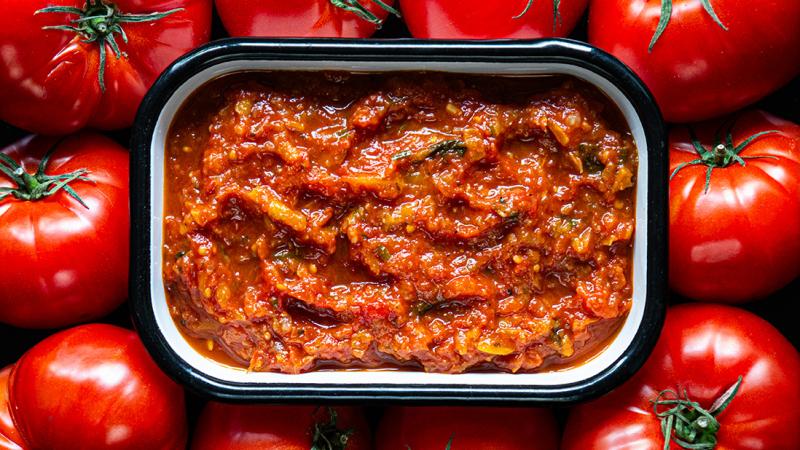 oven-roasted tomato & vegetable sauce