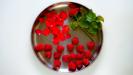 raspberry & rose shortcake with kadaif