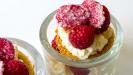 raspberry & rose shortcake with kadaif