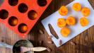 apricot almond rosemary upside-down cakes