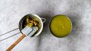 green tomato & tomato leaf : purée, sauce and paste