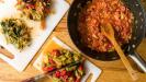smoked paprika and chorizo ratatouille