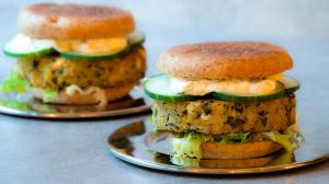 vegetarian zucchini burgers