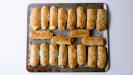 filo and feta hand pies, 4 variations