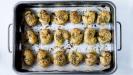 smashed potatoes (with lemon and garlic)
