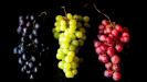 icy wine-marinated grapes