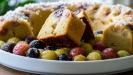 grape and wine harvest cake