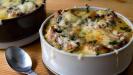 sort-of-french onion soup with apples and brandy