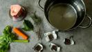 sort-of-french onion soup with apples and brandy