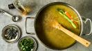 sort-of-french onion soup with apples and brandy