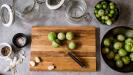 pickled green cherry tomatoes