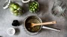 pickled green cherry tomatoes